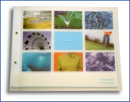 landscape bullet bound folder, bbullet binder on the left