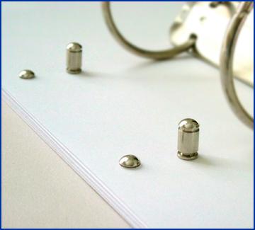 bullet binder made from small metal bullets