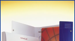 full colour litho on plastic using cold uv on case and ring binder for oracle and liffe