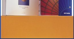 full colour litho on plastic using cold uv on case and ring binder for oracle and liffe