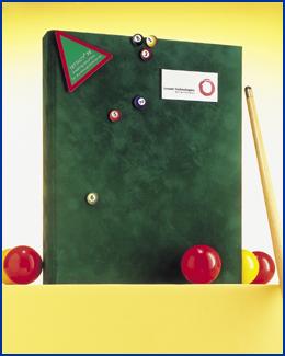 colour on recessed panels, green baiz and magnet pool balls