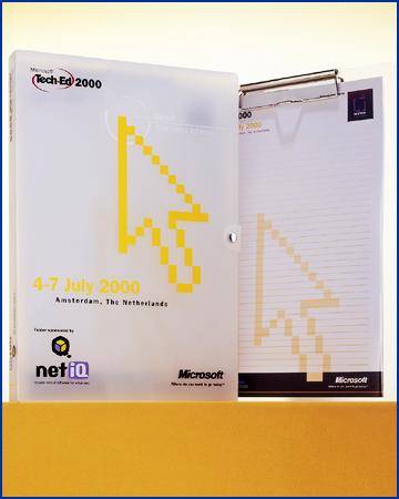 microsoft folder, clipboard and box file in frosted polypro